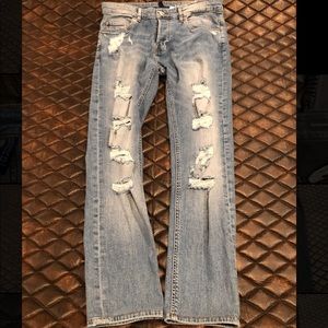 H&M ripped skinny jeans